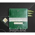 Зеленый кожаный чехол-кошелек для iPhone 5/5s/SE Handwers Ranch