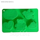 Форма для выпечки "Для любимых", зеленый, 27 х 17,5 см, глубина 4,3 см