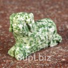 Фигурка Собака 4,5х2,9см/50г, жадеит