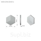 Мозаичная 3D панель Honey №2  200х230