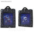 прикол картина ужастик двойная 3D клоунская 30*20