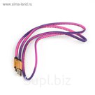 Провод Luazon, USB-microUSB, меняет цвет от прикосновения, фиолетово-розовый