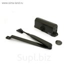 Доводчик дверной DORMA TS 77 EN 4, до 120 кг, c рычагом, коричневый