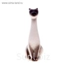 Сувенир "Кот Египетский" малый подпал белый