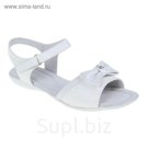 Туфли летние открытые для девочек, цвет белый, размер 35 (арт. С-42530)