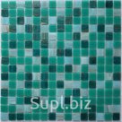 Мозаика стеклянная Bonaparte, Aquamarine 327х327х4 мм