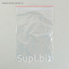 Пакет zip lock 18 х 25 см (с красной полосой)