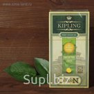 Чай зеленый Kipling с лимоном, Green tea with lemon, 25 пакетов