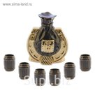 Штоф с рюмками "Удача", 7 предметов, 1,3 л, 0,05 л