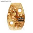 Ваза "Инь и ян" шамот, золото