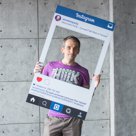 Аксессуар для фотозоны мероприятия, event, ивент, выставки: фоторамка инстаграм instagram