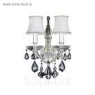 Бра ACCIA 2x40Вт E14 хром 22x31x44см