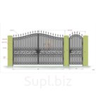 Кованые ворота и калитка 19