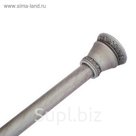 Карниз для ванной комнаты, цвет серый