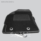 Коврики в салон для Infiniti FX 35/FX 45 2003-2008 (перемычка), 5 шт., текстиль "Robust-Lux", черный