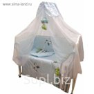 Комплект в кроватку Cars, 7 предметов, сатин