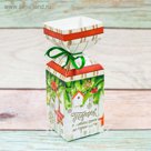 Коробка сборная фигурная "Подарок внутри", 6х6х6 см.