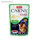 Влажный корм Animonda CARNY EXOTIC для кошек, с мясом страуса, пауч, 85 г