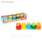 Пальчиковые краски, набор 5 цветов по 20 мл и штампики