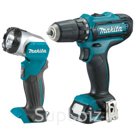 Аккумуляторная дрель-шуруповерт MAKITA DF331DWYL1 с фонарем