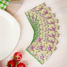 Салфетки бумажные "Бутоны роз"