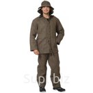 Описание: Сукно ОП, пл. 760 г/кв.м. Куртка с потайной застёжкой на пуговицы, отложным воротником, нагруд. и бок. карманами. Брюки с заст. гульфика на пуговицы.…