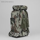 Рюкзак туристический на молнии "Пиксель", 1 отдел, 5 наружных карманов, объём - 27л, цвет хаки