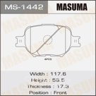 Колодки дисковые Masuma MS1442