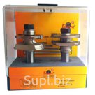 Фреза GLOBUS 3505-set комбинированная рамочная хв.12мм