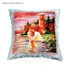 Подушка декоративная 40х40см, АНП-85, холлофил, ткань п/э, кант