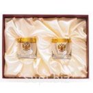 Подарочный набор стаканов  для виски 290мл с золотом 2шт; Артикул: 961; Производитель стекла/хрусталя/фарфора:  Crystalex (Чехия); Цвет/Дизайн: золот