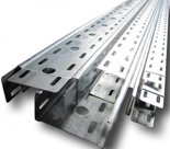 Швеллер перфорированный ШП К011 45x30x2000 ТУ 36-1434-82 1 или 3 перфорации, толщина 2