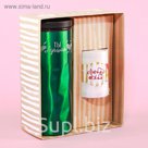 Набор "8 Марта": термостакан 550 мл, свеча