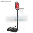 Баскетбольная стойка Standart 019 (высота 230-305 см, р-р. щита 110x76x3 см)