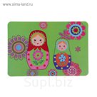 Салфетка кухонная "Матрешки" 42х27 см, цвета МИКС