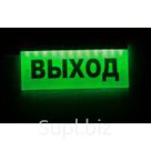 Указатель световой антивандальный «Выход» зелёный ДСПС 16-5-20
