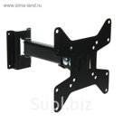 Кронштейн MART 306S, для ТВ, наклонно-поворотный, 10-37"