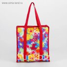 Сумка для рукоделия "Акварельные капли", 35х30х7см