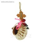 Оберег "Кошелек" виноград, шамот