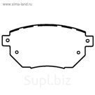 Колодки тормозные Friction Master CMX969