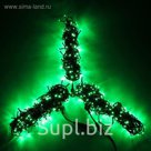 Гирлянда "Спайдер" уличная УМС, компл. 3х20 м, Н.Т., LED-600-24В, с трансформатором, зелёный