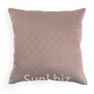 Декоративная наволочка на молнии 40х40 см коричневая