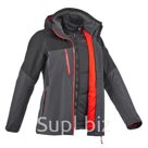 Мужская Куртка Для Треккинга Rainwarm 500 3 В 1 Черная QUECHUA