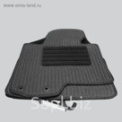 Коврики в салон для Fiat Ducato 2012-н.в., 2 шт., текстиль "Robust-Lux", серый
