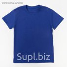 Футболка детская однотонная, рост 170, цвет синий Ш-006