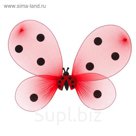 Карнавальные крылья "Божья коровка"