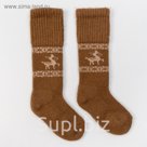 Гольфы детские из шерсти верблюда 02112 цвет рыжий, р-р 14-16 (2-4 года)