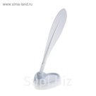 Ручка шариковая на подставке "Перо" белое