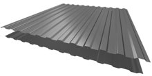 Профнастил НС-10 RAL7004 Серый ш1.19 т 0.45