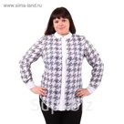 Блузка женская 51900348, цвет белый, размер 52(XXL), рост 170